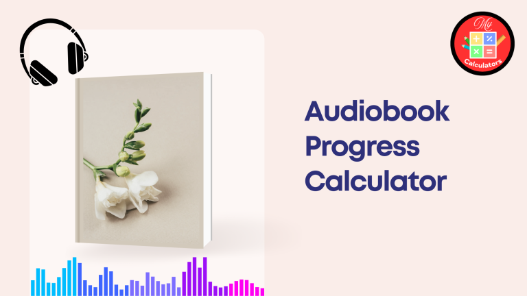 Audiobook Progress Calculator