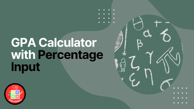 GPA-Calculator-with-Percentage-Input