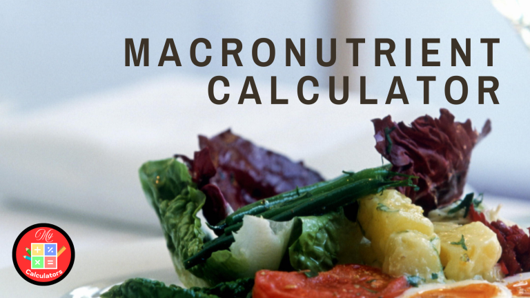Macronutrient Calculator